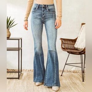 KanCan High Rise Flare Stretch Jean